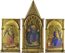 Salvator Mundi, The Angel of the Annunciation and the Virgin Annunciate, 1404-1407. Creator: Gherardo di Jacopo.