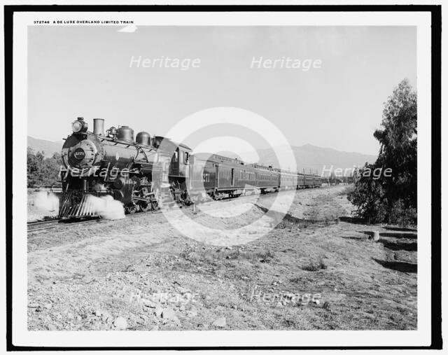 A Deluxe overland limited train, between 1910 and 1920. Creator: Unknown.