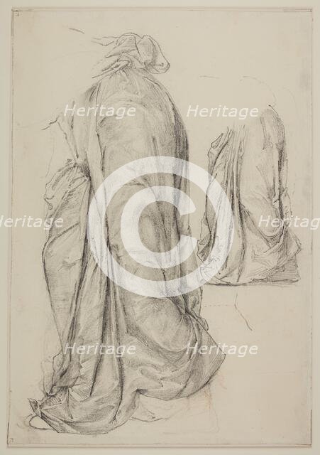 The Wine of Circe - Study of Drapery, 1866-69. Creator: Sir Edward Coley Burne-Jones.