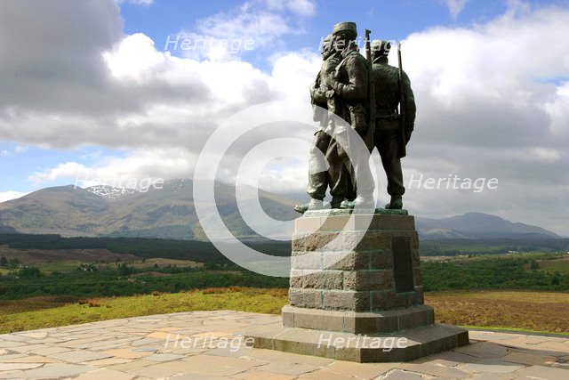 Commando Memorial, Spean Bridge, Highland, Scotland.