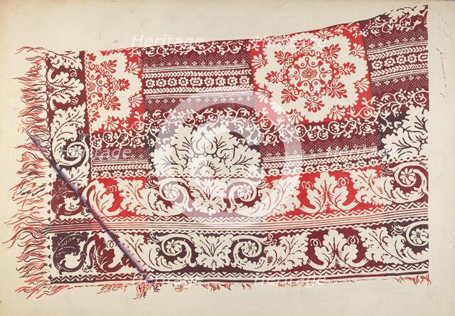 Coverlet, c. 1936. Creator: Ralph Atkinson.