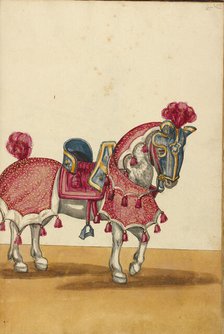 A Horse in Armor, about 1560-1570. Creator: Unknown.