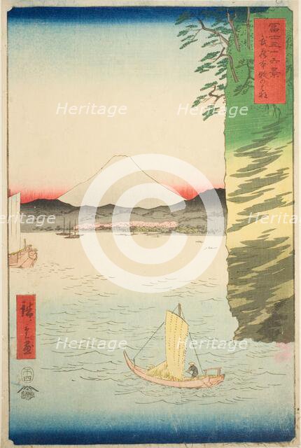 Honmoku in Musashi Province (Musashi Honmoku no hana), from the series "Thirty-six... 1858. Creator: Ando Hiroshige.