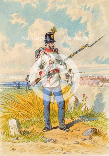 soldier, undated. Creator: Franz Gerasch.