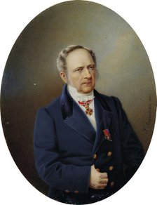 Portrait of the painter Yegor (Gregor) Bottman (18..-1891), Second quarter of the 19th cen.