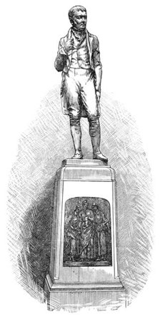 Statue of James Tannahill, the poet, at Paisley, 1883. Creator: Unknown.