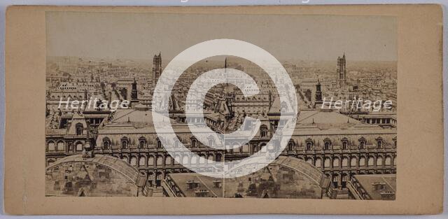 Panorama of Paris, between 1860 and 1862. Creator: Unknown.