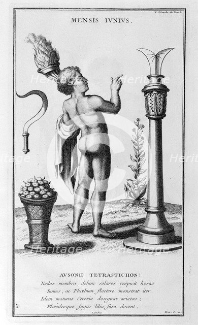 'A representation of June', 1757.  Artist: Bernard de Montfaucon