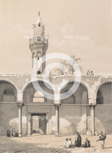 4. Mosquée d’Amrou, au Kaire, 1843. Creator: Joseph Philibert Girault De Prangey.