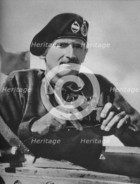 'The 8th Army commander Bernard Law Montgomery', 1942. Artists: Sir John Alexander Hammerton, Unknown.