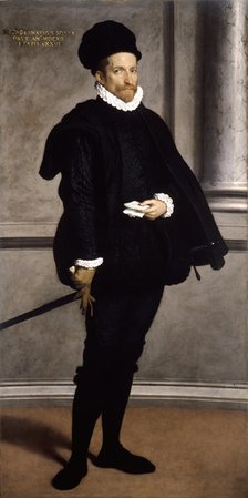 Portrait of Bernardo Spini, ca 1573-1575. Creator: Moroni, Giovan Battista (1520/25-1578).