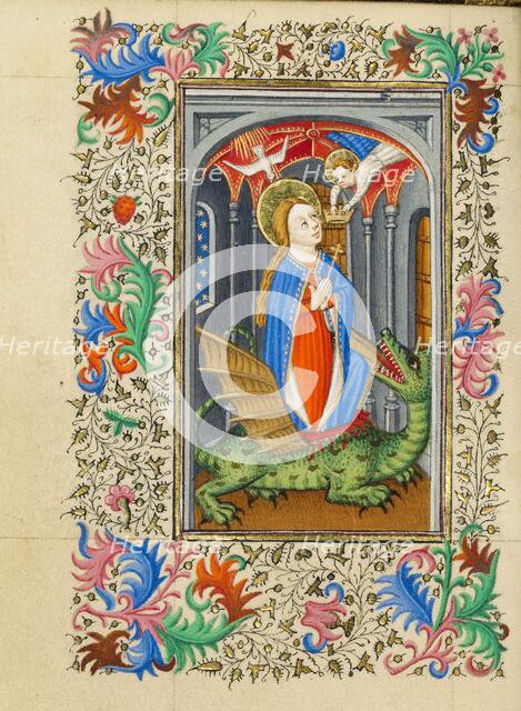 Saint Margaret; Book of Hours, about 1430-1440. Creator: Fastolf Master.