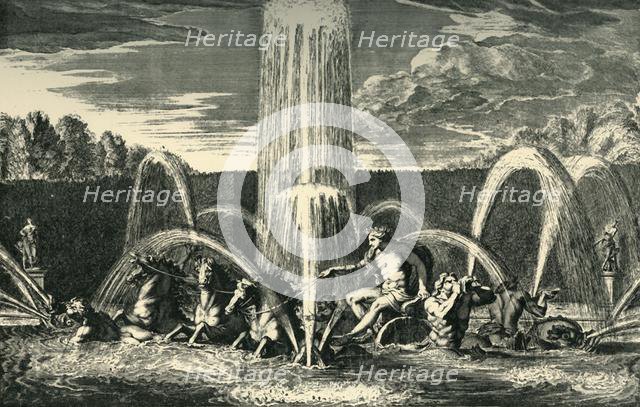 The Apollo Fountain in the Gardens of Versailles, France, 1683, (1903). Creator: Unknown.