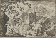 The Large House with the Turret, 17th century. Creator: Allart van Everdingen.