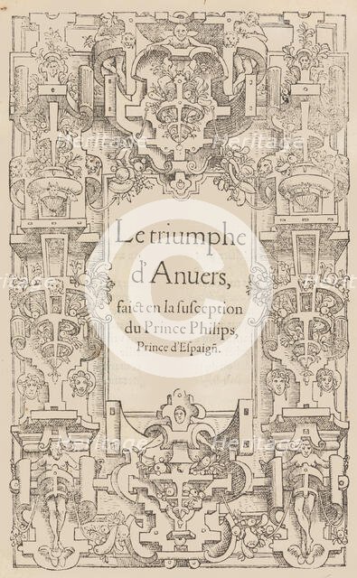 Le triomphe d'Anvers faict en la susception du Prince Philips, Prince d'Espaign[e], 1550. Creator: Pieter Coecke van Aelst.