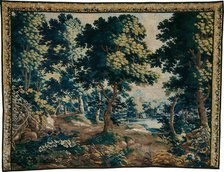 Woodland with a Pond, Flanders, 1660/70. Creator: Unknown.