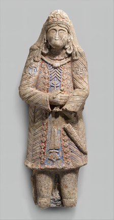 Standing Figure with Jeweled Headdress, Iran, 12th-early 13th century. Creator: Unknown.