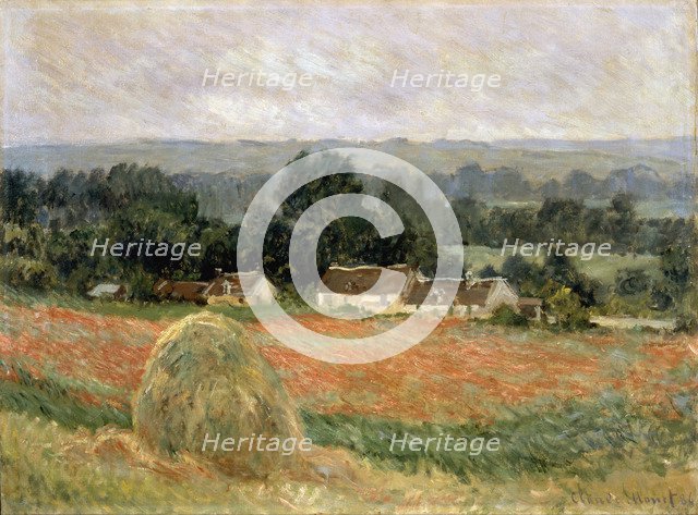 'Haystack at Giverny', 1886.  Artist: Claude Monet