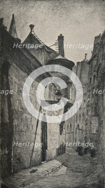 'Hotel de Sens', 1915. Artist: George T Plowman.