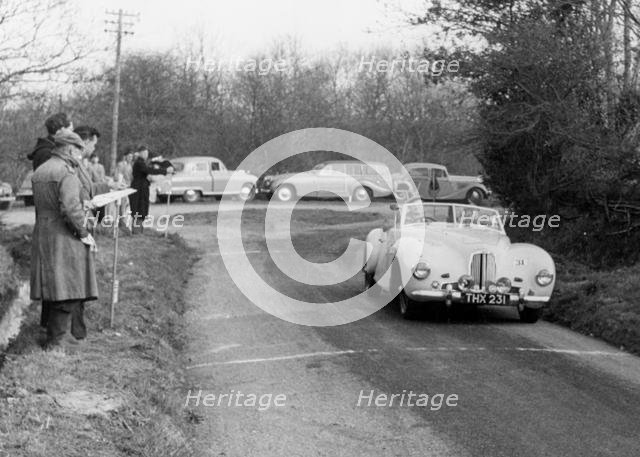 1950 Aston Martin DB1 on 1955 Little Rally. Creator: Unknown.
