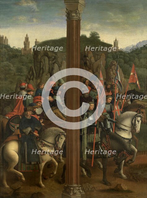 The Knights of Christ and The Just Judges, c1430s. Creator: Jan van Eyck.