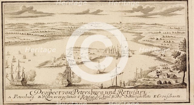 The Russo-Swedish seabattle of Krasnaya Gorka near Kronstadt on May 1790, 1790.