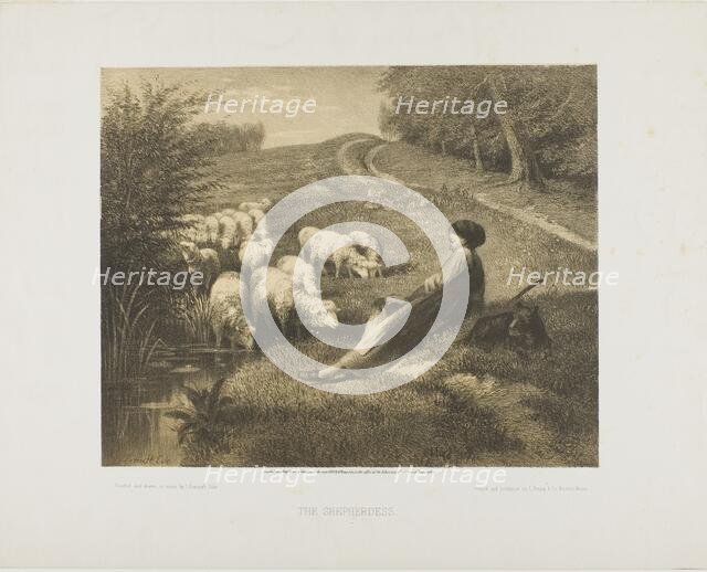 The Shepherdess, 1871. Creator: Joseph Foxcroft Cole.