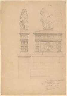 Il Marzocco, Donatello, c. 1896. Creator: John Russell Pope.