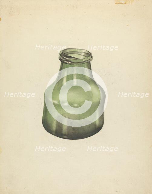 Jar, c. 1940. Creator: Isidore Steinberg.