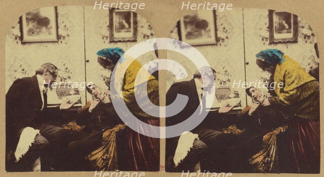 "Do have it out.", about 1865. Creator: London Stereoscopic & Photographic Co.