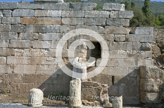 The Fountain of Arsinoe at Messene, Greece. Artist: Samuel Magal