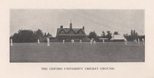 The Parks, cricket ground of Oxford University, 1912. Artist: Hills and Saunders.