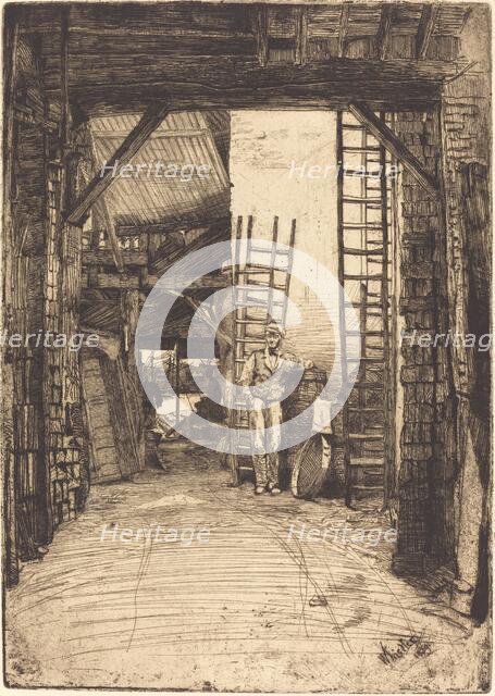 The Lime-Burner, 1859. Creator: James Abbott McNeill Whistler.