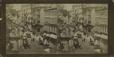 New York City and vicinity. [Street scene], c1850-1930. Creator: Unknown.