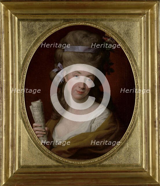 Portrait of Izabela née Lubomirska, Wife of Ignacy Potocki (1755-1783), 1780. Creator: Pompeo Batoni.