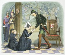 Edward IV of England and Lady Elizabeth Grey, 1464 (1864). Creator: James William Edmund Doyle.