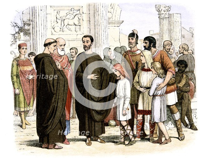 Pope Gregory I, the Great, 590-604 (c1860). Creator: Unknown.