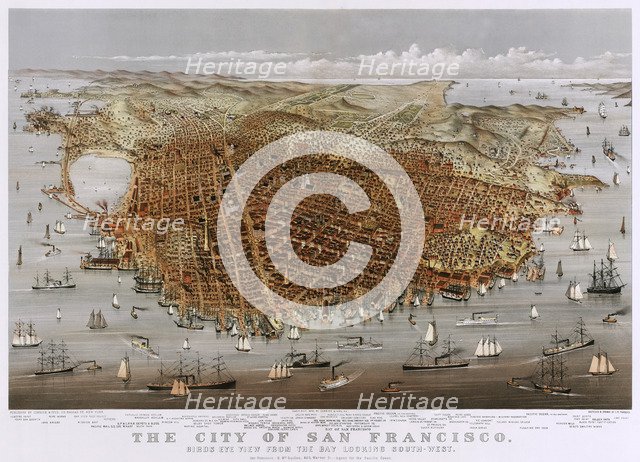 The City of San Francisco, 1878.