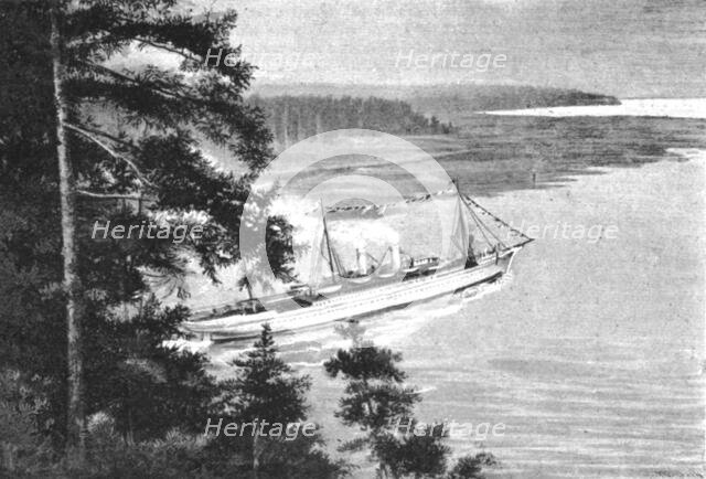 'The Opening of the New Route to India by the Canadian Pacific Railway', 1891. Creator: Unknown.