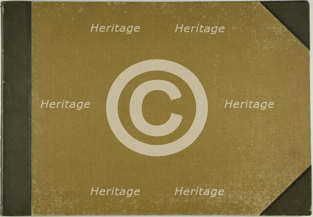 Portfolio Cover for Twelve Views in North Wales, 1776. Creator: Paul Sandby.