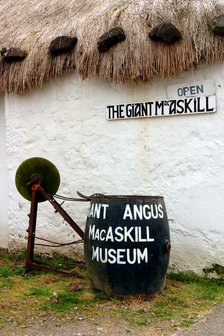 The Giant MacAskill Museum, Dunvegan, Isle of Skye, Highland, Scotland.