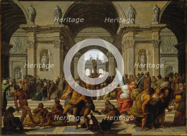 Allegory: People of the World Paying Homage to the Supreme Being, c1794. Creator: Jean-Jacques Forty.