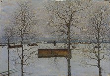 Winter Landscape, 1935. Creator: Vilho Lampi.