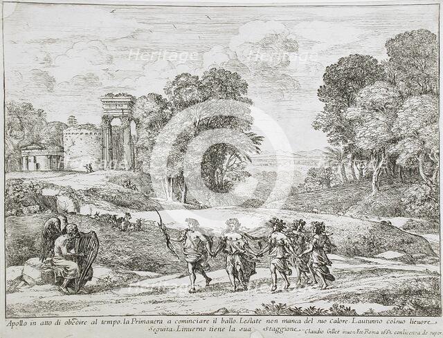 Time, Apollo, and the Seasons, 1662. Creator: Claude Lorrain.