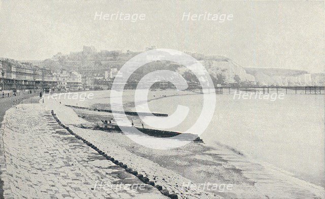 'Chalk Cliffs, Near Dover', 1910. Artist: Valentine & Sons.