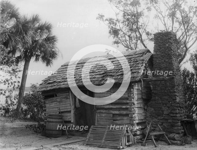 Old cabin at Turkey Creek, between 1880 and 1899. Creator: Unknown.