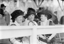 Horse Shows - Miss Georgiana Todd; Mrs. L.M. Garrison; Mrs. George Leary of N.Y., 1913. Creator: Harris & Ewing.