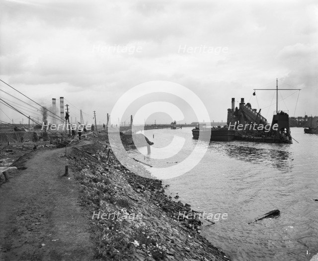 Furness Shipbuilding Yard, Billingham, Stockton-on-Tees, November 1918. Artist: H Bedford Lemere.