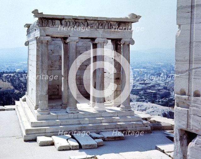 Temple of Athena Nike on the Acropolis, 5th century b.C..