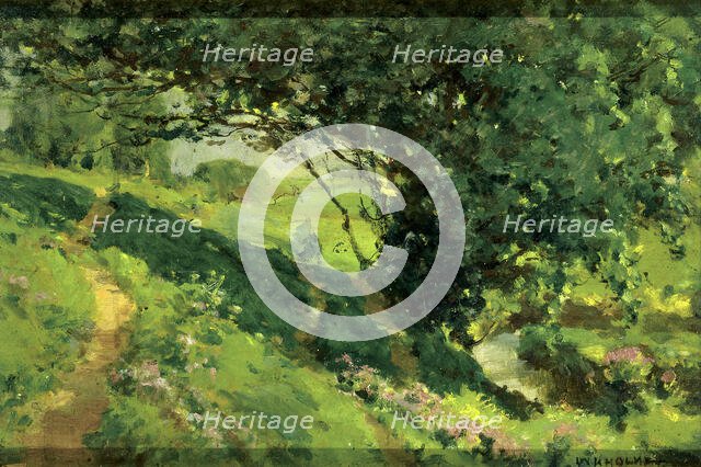 Original sketch of "The Wanderlusters' Rest", ca. 1915. Creator: William Henry Holmes.